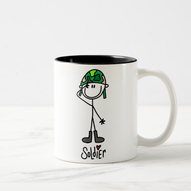 Aimez une tasse de soldat (Droit)