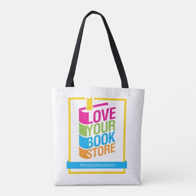 Aimez votre sac fourre-tout à blanc de librairie (Dos)
