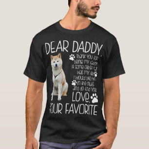 Aimez votre T-shirt préféré de chien d'Akita