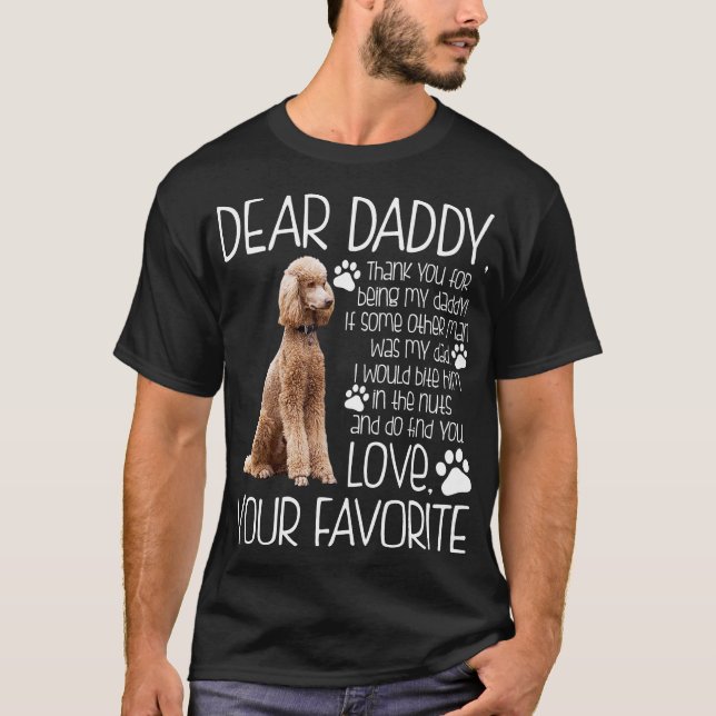 Aimez votre T-shirt préféré de chien de caniche (Devant)