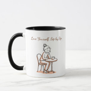 Aimez-vous gorgée par gorgée Mug à illustration