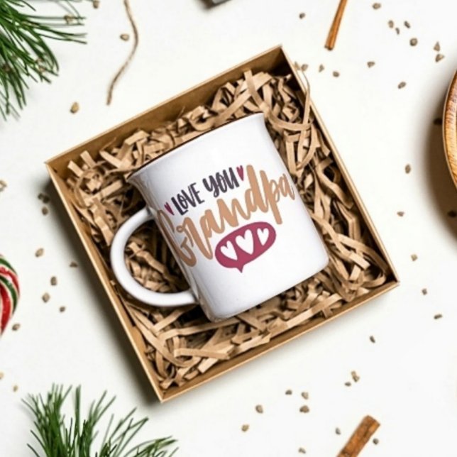 Aimez-vous grand-père Imprimer Mug moderne (Créateur téléchargé)