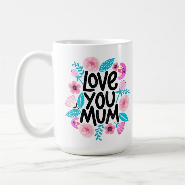 Aimez-vous maman café Mug (Gauche)