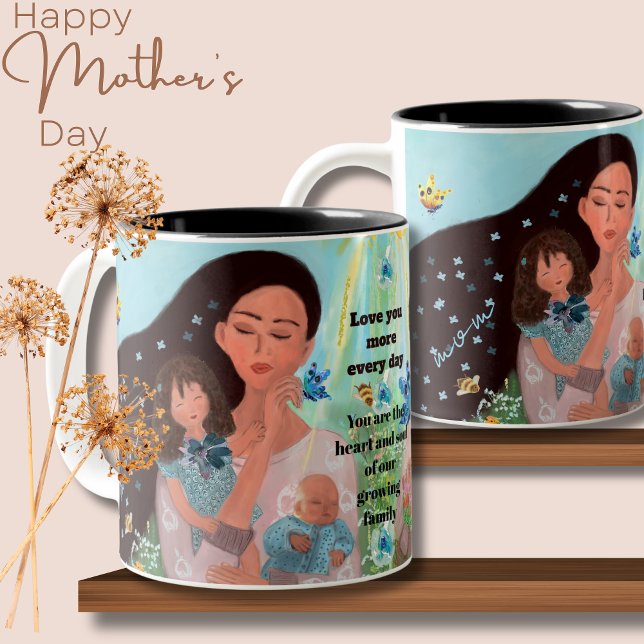 Aimez-vous Maman Fête des mères Mug (Love you Mom Mothers Day Mug)