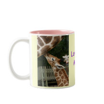 Aimez-vous maman Giraffe Mug