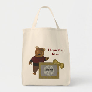 Aimez-vous sac fourre-tout mignon à ours de photo