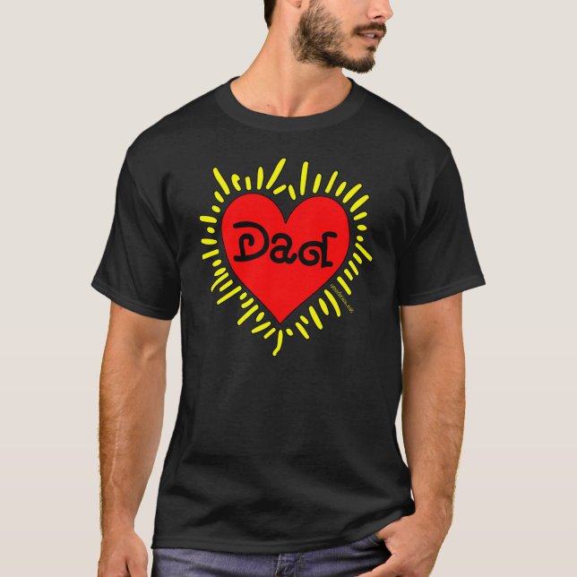 Aimez-vous T-shirt d'obscurité de papa (Devant)
