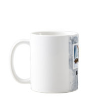 Aimez-vous tasse grise faite sur commande de photo