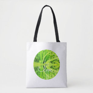 Aimez-vous U Happy Green Grass Sac fourre-tout