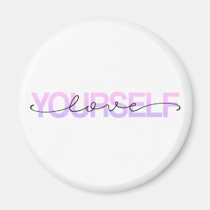 Aimez-vous Valentine Calligraphie Magnet