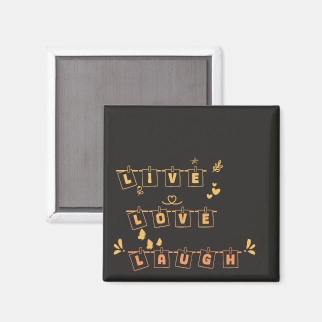 Aimons la vie avec un joli Magnet Notedry (Recto/Verso)