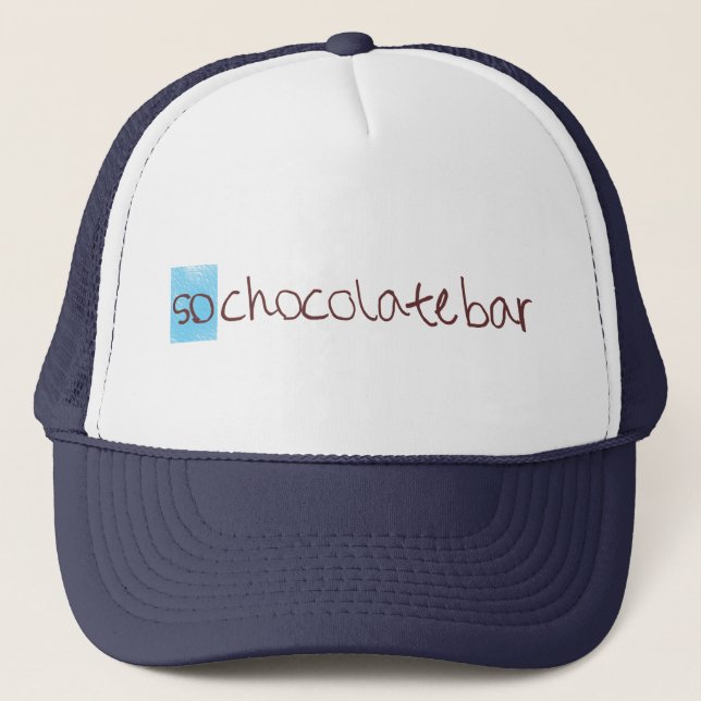 Ainsi casquette de camionneur de barre de chocolat (Devant)