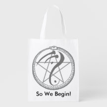 "Ainsi nous commençons" le sac réutilisable