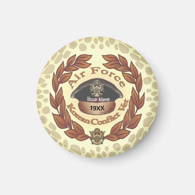 Air Force Coréen Conflit Vet Magnet (Devant)