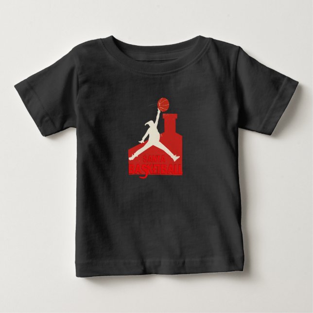 AIR SANTA – Funny Xmas Basketball Tshirt (Devant)