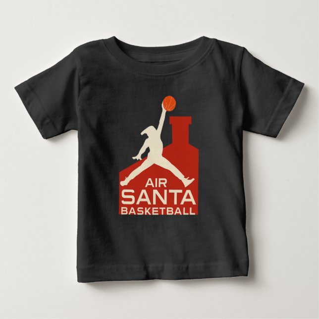  AIR SANTA – Funny Xmas Basketball Tshirt (Devant)