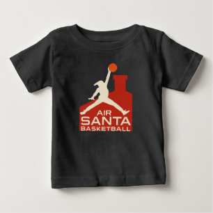 AIR SANTA – Tshirt de basket drôle de Noël