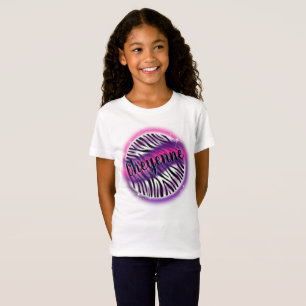 Airbrush zebra nom d'impression conception T-shirt