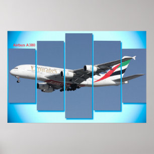 Airbus A380 pour affiche