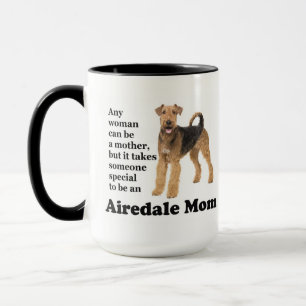 Airedale Maman Mug