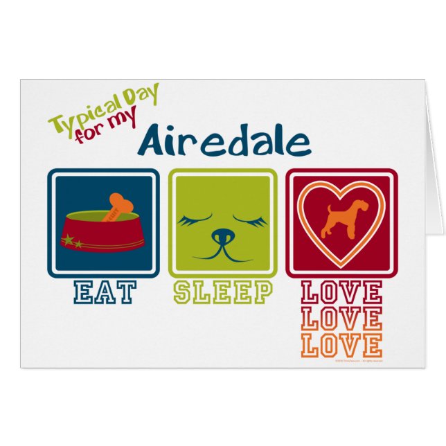 Airedale Terrier (Devant Horizontal)