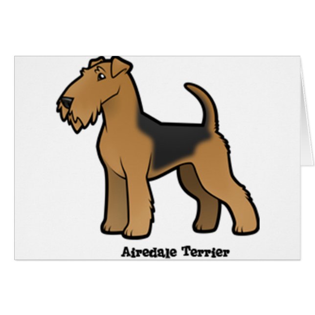 airedale terrier (Devant horizontal)