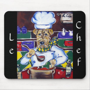 Airedale Terrier, Chef Le Tapis de souris