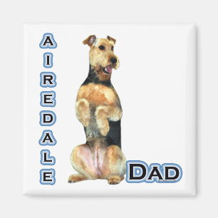 Airedale Terrier Papa 4 - Magnet