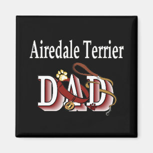 Airedale Terrier Papa Magnet