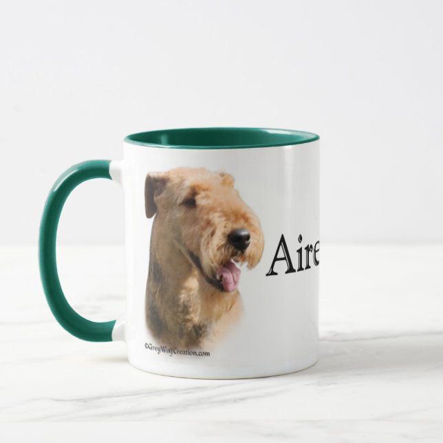 Airedale Terrier Trivia Mug (Gauche)