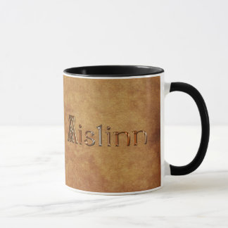 AISLINN Nom Marqué Cadeau Boire Mug