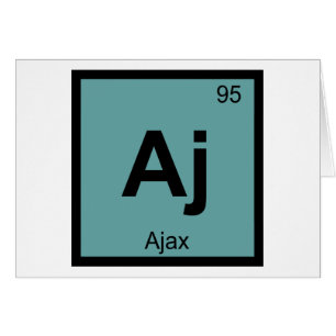 Aj - Ajax Chimie Grecque Symbole du tableau périod