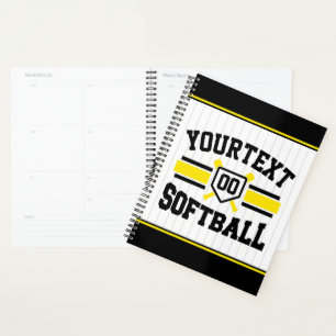 AJOUT PERSONNALISÉ NOM Softball Player Varsity Tea