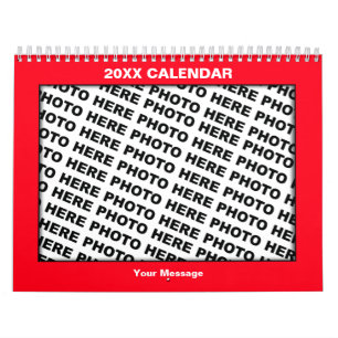 Ajouter 14 Photos Couleurs Calendrier