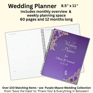 Ajouter des noms et des dates Fleurs mauves violet