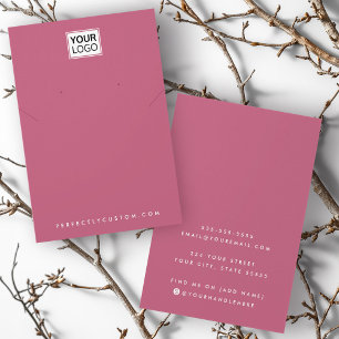 Ajouter le logo rose collier collier oreille carte