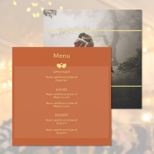 Ajouter le menu plat du Fiançailles Mariage photo