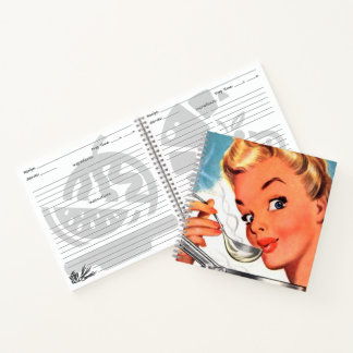 ajouter le message rétro Carnet de recette vintage