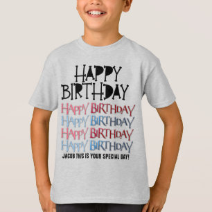 Ajouter le nom de votre enfant -TAGLESS® T-Shirt