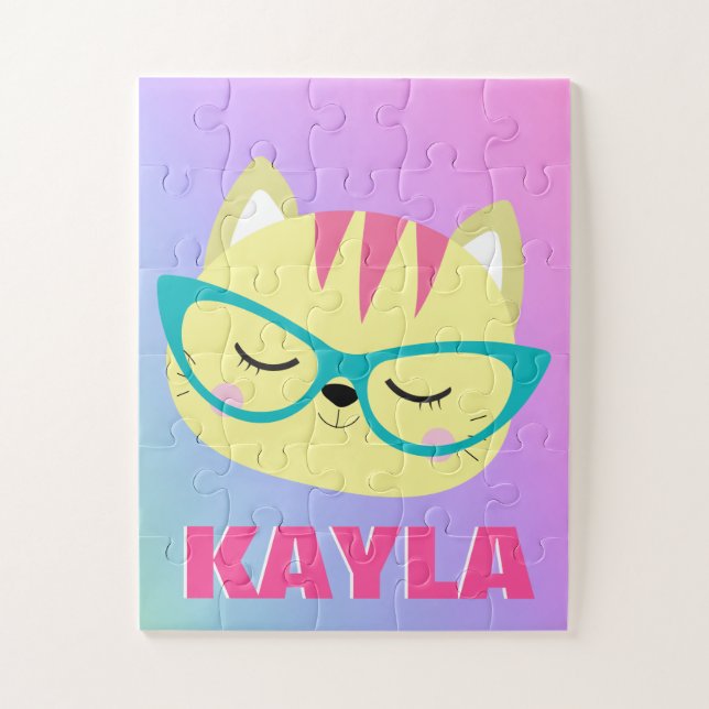 Ajouter le nom Puzzle avec boîte cadeau, 30 pièce  (Vertical)