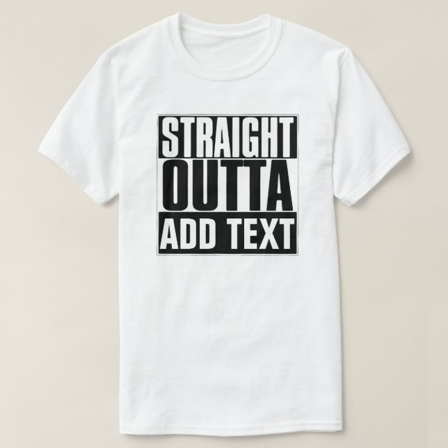 AJOUTER LE TEXTE T-SHIRT TOUT DROIT (Design devant)