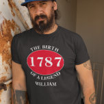 Ajouter Nom Et Année Anniversaire T-shirt<br><div class="desc">Montrez cette personne spéciale qui vous tient à coeur avec ce t-shirt d'anniversaire fait sur mesure! Ajoutez leur nom et l'année dans les champs désignés pour rendre ce cadeau personnalisé vraiment spécial. Le matériau est léger et super doux, ce qui le rend incroyablement confortable à porter. Célébrez leur anniversaire avec...</div>