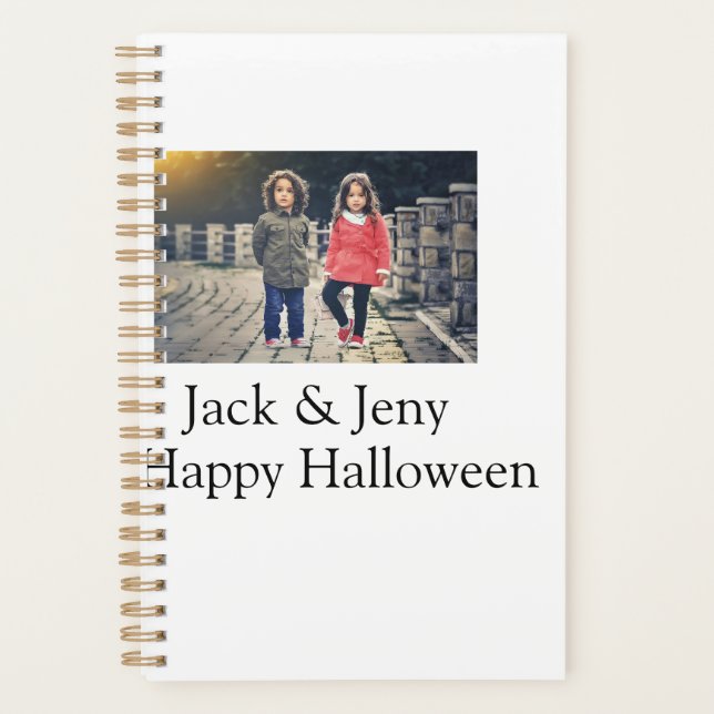 ajouter nom photo texte Halloween enfant fille gar (Devant)