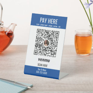 Ajouter QR Code Venmo Payer ici Panneau Pedestal B
