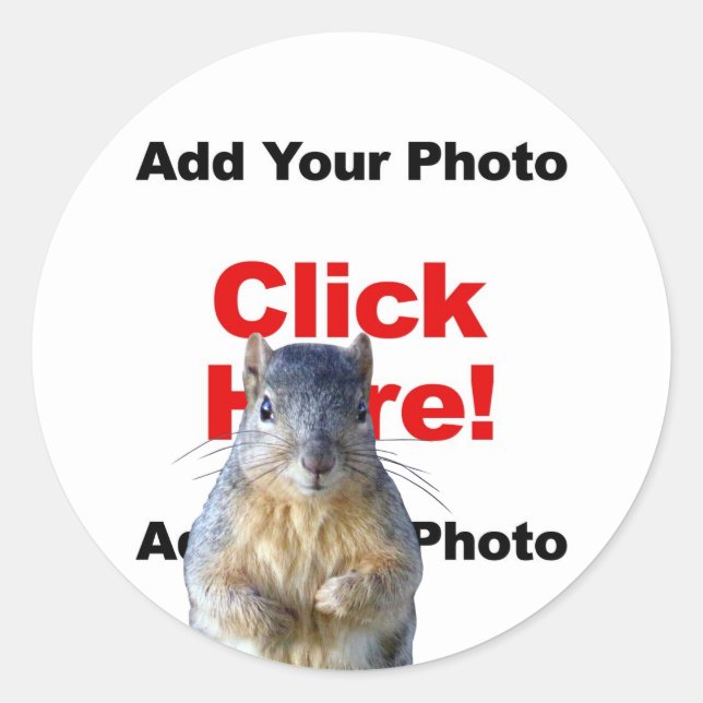 Ajouter un autocollant de photo personnalisé d'un  (Devant)