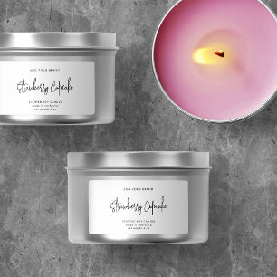 Ajouter un Étiquette de produit minimaliste de scr