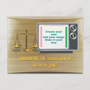 Ajouter un faire-part de graduation photo