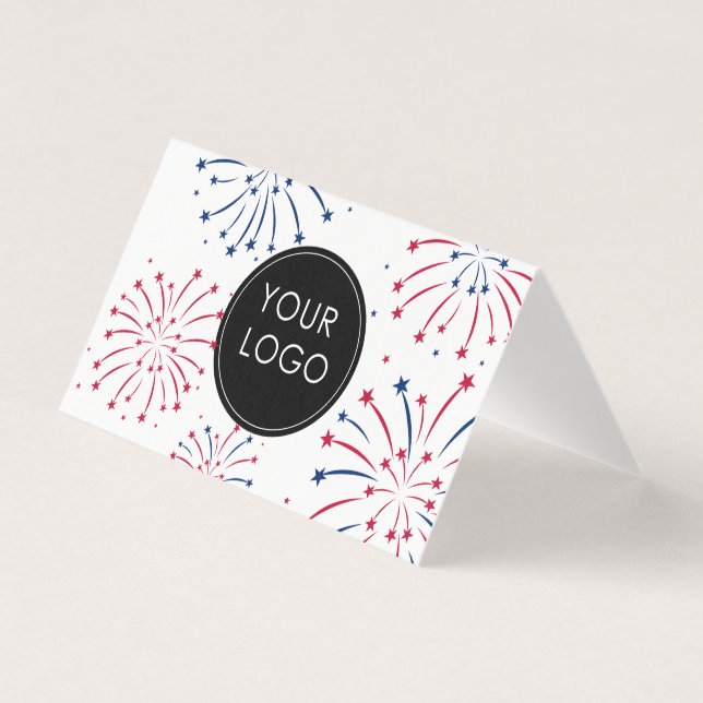 Ajouter un logo 4 juillet entreprise Fireworks (Front)