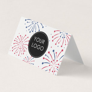 Ajouter un logo 4 juillet entreprise Fireworks