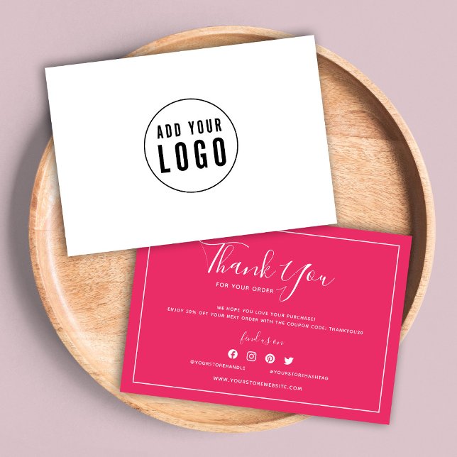 Ajouter un logo Bordure blanche Merci couleur modi (Créateur téléchargé)